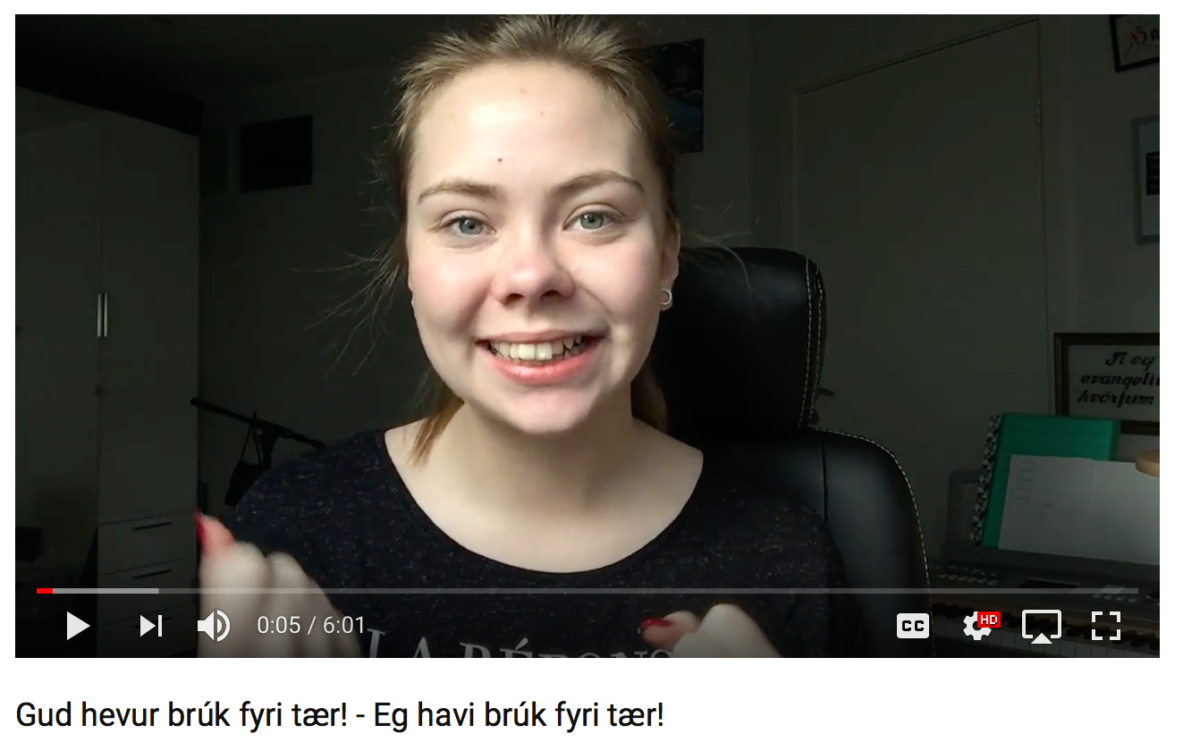 Gud hevur brúk fyri tær! - Eg havi brúk fyri tær!
