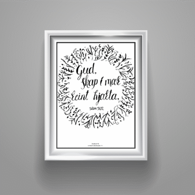 GUD SKAP Í MÆR REINT HJARTA - Sálm.51:12