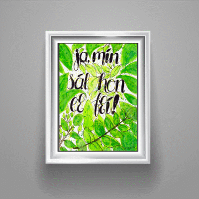 JA, MÍN SÁL HON ER FRÍ!