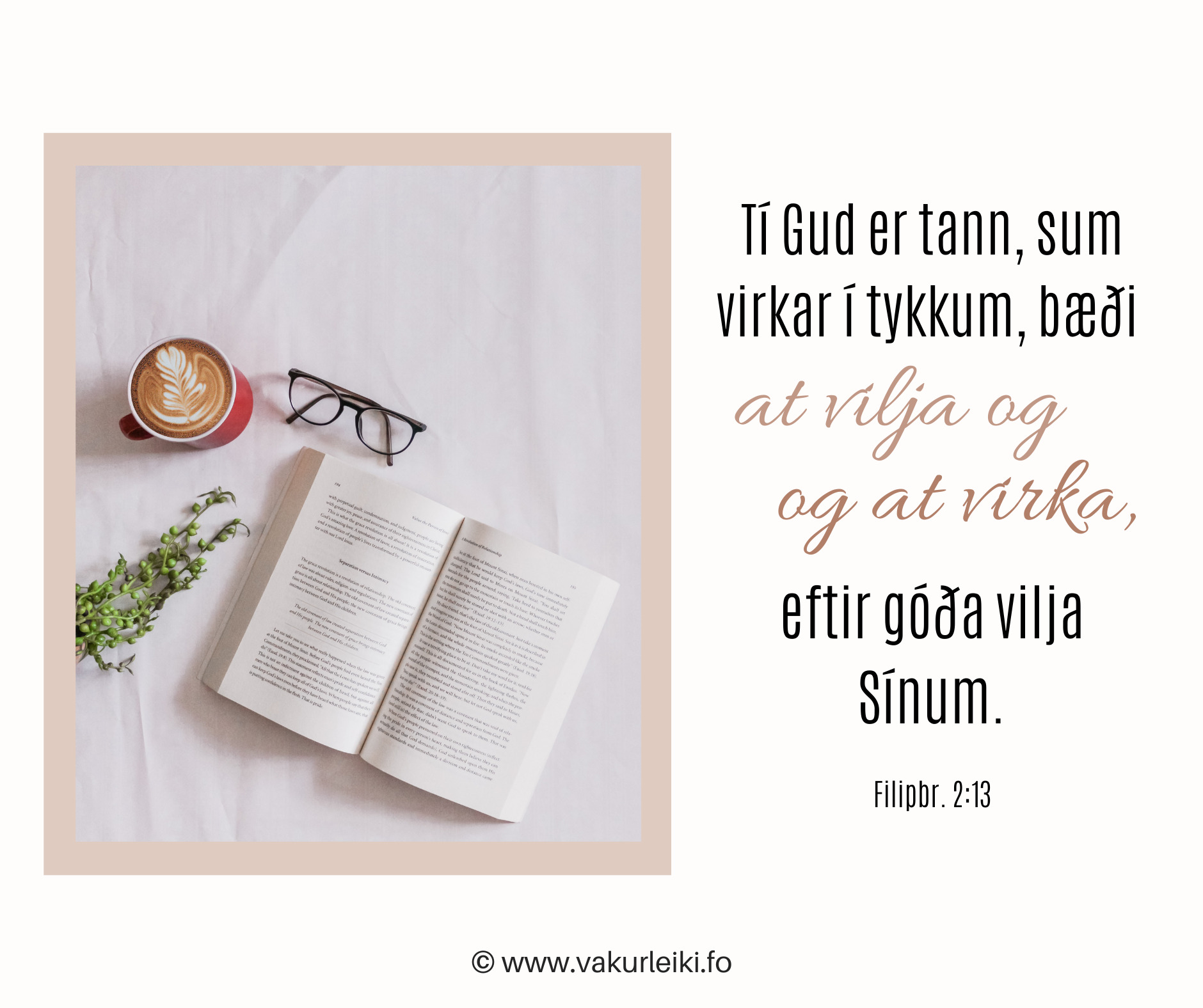 Er tað ikki strævið at vera trúgvandi? Nógvir reglar? Hvussu fær ein kristin motivatión at liva kristna lívið?