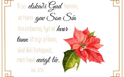 Hví kom Jesus? (Jóh.3:16)