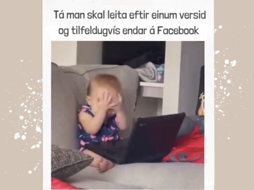 Steðga at swipe’a og swipe’a eyguni á Jesus