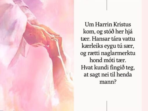 Hongdur á kross, í svárari neyð…