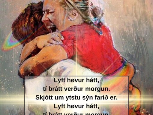 Um tú nívdur ert av byrðum…