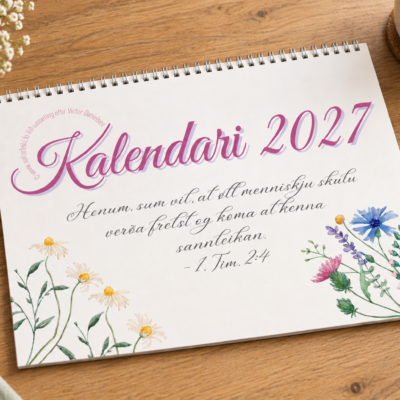 Kalendarin við føroyskum versum 2027